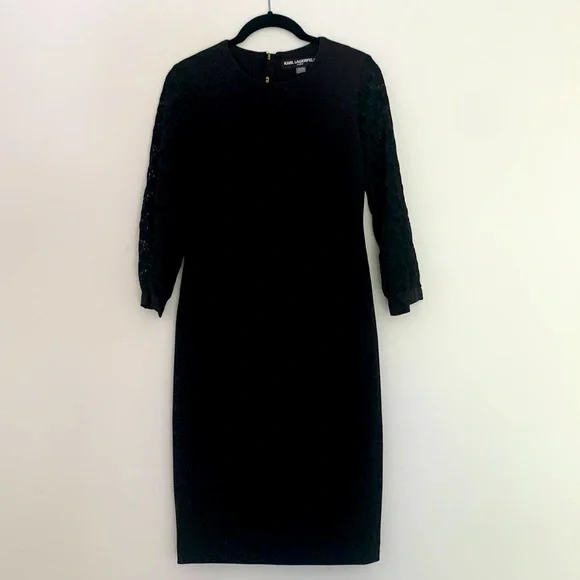 blue dress for baby girl Karl detail black dress by Karl Lagerfeld – Flying Colors